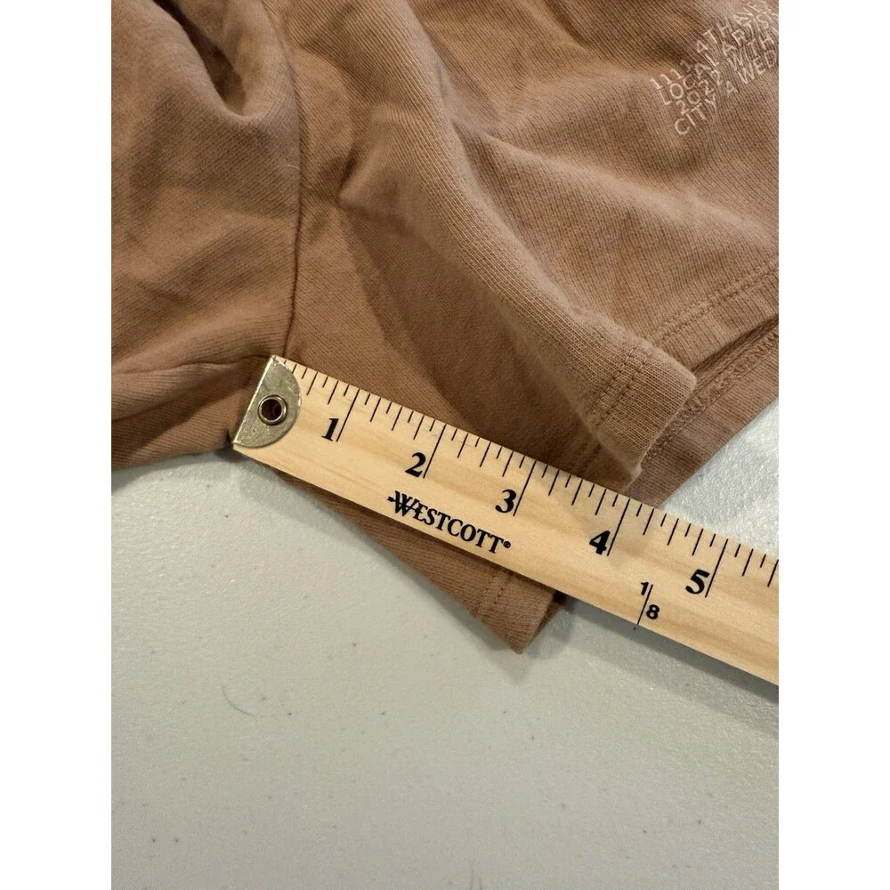 Parker Moss Sweat Shorts Women Small Tan 